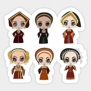 The Six Wives of Henry VIII Sticker